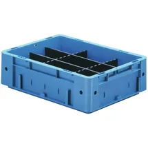La-Ka-Pe Unterteiler Stapelbox Polypropylen 1150x80mm anthrazit 10Stück