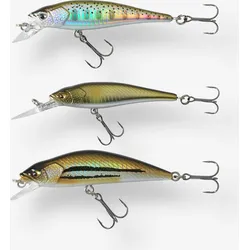 Wobbler-Set Minnow Jerkbait 3 PN Forelle EINHEITSGRÖSSE