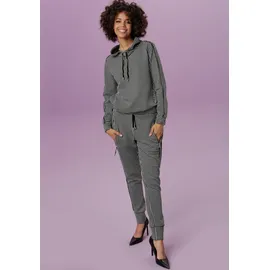 Aniston CASUAL Sweatshirt Hahnentrittmuster Schwarz/Weiß 36