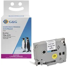 G&G Schriftband kompatibel zu Brother TZe-231