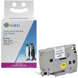 G&G Schriftband kompatibel zu Brother TZe-231