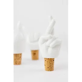 donkey products Flaschenverschluss, Weiß, Keramik, und Kork