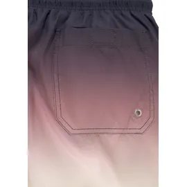 Buffalo Badeshorts Rick orange/schwarz XXL