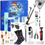 luxuskollektion Adventskalender 2024 Männer Teenager Jungen Angeln Werkzeug
