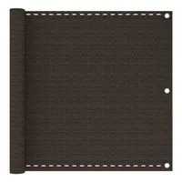vidaXL Balkonverkleidung 90 x 400 cm Braun Polyethylen