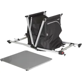 Brunner Campingschrank Azabache LS Cross Square Grau