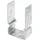 GAH Alberts U-Pfostenträger 91 x 150 x 60 mm Stahl feuerverzinkt