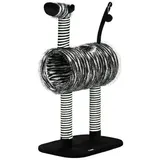 PawHut Kratzbaum 48,5 x 35 x 93 cm schwarz-weiß