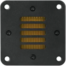 Dynavox AMT-1 Air Motion Transformer, High-End Hochtöner mit geringen Einbaumaßen, Schwarze Aluminium-Frontblende