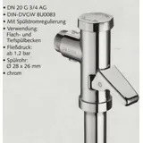SANITOP-WINGENROTH Schell Druckspüler, 022010621, für Flach- und Tiefspülkeramiken, 3/4 Anschluss