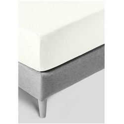 Kneer Vario-Stretch 22 Spannbetttuch - 90/100-190/220cm natur