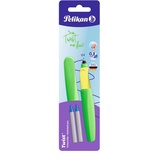 Pelikan Twist Tintenroller neongrün, geeignet für Linkshänder, Blister (807319)