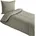 Mako-Satin Unifarben Braun 240 x 220 cm 2 x 80 x 80 cm