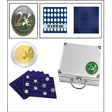 SAFE Schwäbische Albumfab Alu-Münzkoffer für alle 2-Euro-Münzen