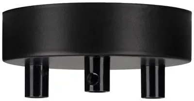 Bailey Deckenkappe Metall schwarz Multikabel 3
