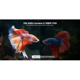 YABER U12 Full Hd Projektor - Schwarz