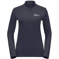 Jack Wolfskin SKY Thermal HZ W graphite / cool grey (T0150) L (42/44), grau (graphite-coolgrey) Damen Pullover