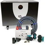 AquaSilence Full Inverter Wärmepumpe 9,0 kW inkl. Wi-Fi Bypass-Set Complete Pool