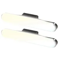 Lunartec 2er-Set Akku-LED-Leselampen für Wand & Unterschrank, einstellbar, 24cm