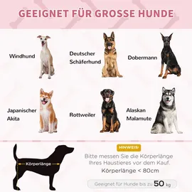 PawHut Hundekorb 122 x 92 x 23 cm rot