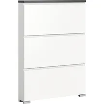 MID.YOU Shoelove 95 x 130 x 18 cm weiß / weiß