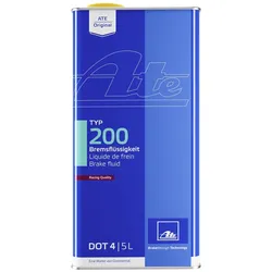 Bremsflüssigkeit TYP 200 DOT 4 Type 200 New Racing ATE 03.9901-6203.2 5 Liter