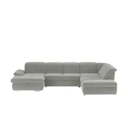 Kollektion Kraft Wohnlandschaft Mikrofaser   ¦ grau ¦ Maße (cm): B: 371 H: 100 T: 260.0