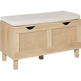 Beliani Truhenbank Washington Beige 80 x 0 x 0 cm