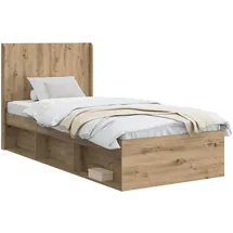 vidaXL Bett, Bettrahmen 90 x 200 cm