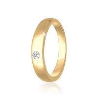 Elli DIAMONDS Taufring Gold Diamant 0,005 ct
