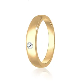 Elli DIAMONDS Taufring Gold Diamant 0,005 ct