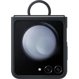 Samsung Galaxy Z Flip5 Silicone Case mit Ring Indigo