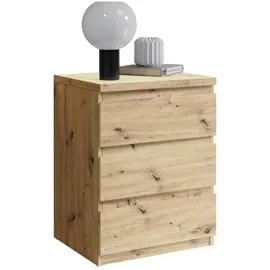 SchlafKONTOR Nachtkommode Olli - B/H/T: ca. 45,00x61,00x38,00