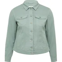 QS Jeansjacke Slim Fit grün 52