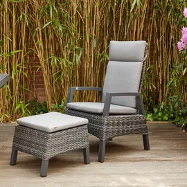 Siena Garden Hocker Taranto Aluminium Anthrazit/Matt