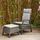 Siena Garden Hocker Taranto Aluminium Anthrazit/Matt
