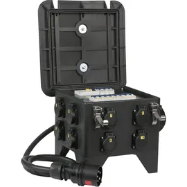 PCE MPD-832CEE Power Splitter CEE 32 A 8x Schuko - 2x CEE 16 A 5P