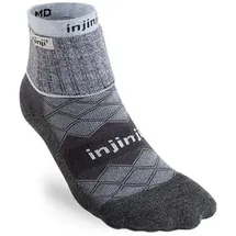 injinji Run Mini-Crew Socken Damen 1 Paar Grau S
