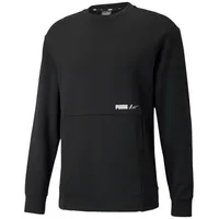 Puma Fleecepullover Puma Herren Pullover RAD/CAL Crew 589387 schwarz