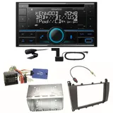 Kenwood DPX-7300DAB Bluetooth DAB CD USB Einbauset für Mercedes G Klasse W463