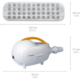 Medisana MBH Luftsprudelbad Whirlpoolmatte mit Aromaspender