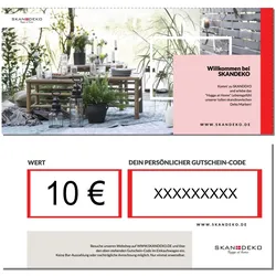 skandeko Geschenk-Gutschein, 10 Euro