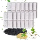 12-teiliges Quadratisches Katzenbrunnen-filterset Mit Aktivkohlefilter, Ersatzfilter Für Trinkbrunnen, Für Katzen Und Hunde, Automatischer Trinkbrunnen, Wasserspender