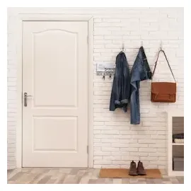 Relaxdays Schlüsselbrett, Silber