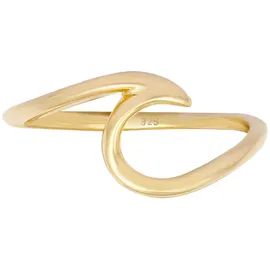 Elli Ring Damen Welle Strand Maritim in Gold | Gr.: 58