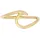 Elli Ring Damen Welle Strand Maritim in Gold | Gr.: 58