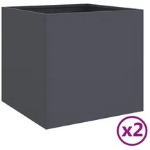 vidaXL Pflanzkübel 49 x 47 x 46 cm Anthrazit