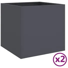 vidaXL Pflanzkübel 49 x 47 x 46 cm Anthrazit