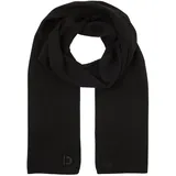 Tom Tailor Basic Schal mit Logo-Stickerei Schwarz