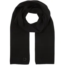 Tom Tailor Basic Schal mit Logo-Stickerei Schwarz